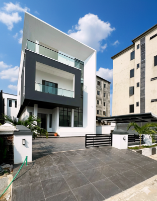 a Rare 5-bedroom Detached Home with Cinema & Rooftop Terrace, Ikota, Lekki, Lagos, Detached Duplex for Sale