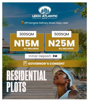 Land with Governors Consent, Lekki Atlantic City Opposite The Lagos Golf Course Ibeju-lekki, Ibeju Lekki, Lagos, Mixed-use Land for Sale