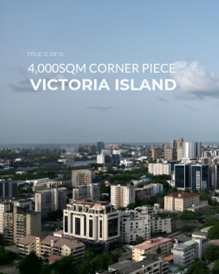 Acre Corner Plot with Development Approval, Kofo Abayomi Street, Victoria Island (vi), Lagos, Mixed-use Land for Sale