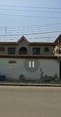 Super Solid Block of 4flats of 3bedrooms Each on an Interlocked Street, Ago Palace, Isolo, Lagos, Block of Flats for Sale