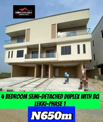 4bedroom Semi-detached Duplex House with Bq Swimmingpool, Lekki Phase 1, Lekki, Lagos, Semi-detached Duplex for Sale