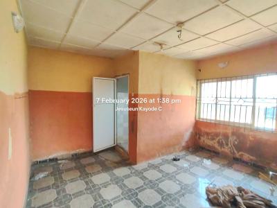 Spacious 1 Bedroom Ground Floor Front Flat with Fencing, Olusola Martins Street Off Timi Odeyemi Street Off Community Road, Agric, Ikorodu, Lagos, Mini Flat (room and Parlour) for Rent
