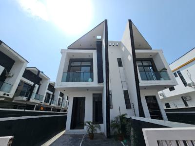 Stunning 4 Bedroom Semi-detached House with Gym and Bq, Ikota, Lekki, Lagos, House for Sale