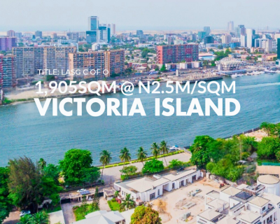 a Prime 1,905 Sqm Land, Off Adeola Odeku, Victoria Island (vi), Lagos, Mixed-use Land for Sale