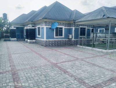 Superb Bungalow of Two Flats, Afiesere Town, Ughelli North, Delta, Semi-detached Bungalow for Sale