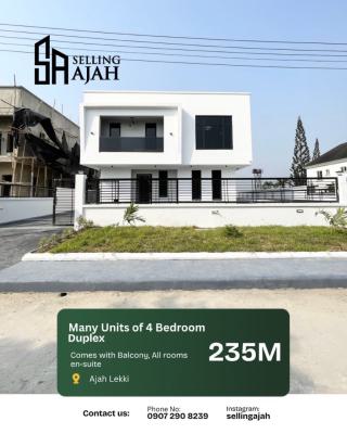 Luxury Finished 4 Bedroom Fully Detached Duplex House with Bq, Monastery Road, Sangotedo, Ajah, Lagos, Detached Duplex for Sale