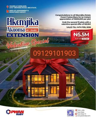 Plots of Affordable Land, Ohabela Farmland Avu-obosima Road, Avu, Owerri West, Imo, Mixed-use Land for Sale