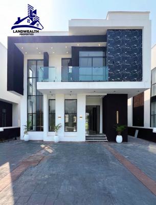 Contemporary 5 Bedroom Fully Detached Swimming Pool Duplex with Bq, Secure Estate at Lekky County Homes, Ikota, Lekki, Lagos, Detached Duplex for Sale