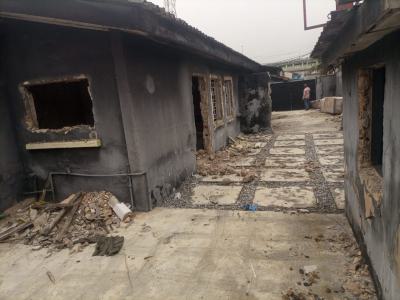 Prime Land with Demolishable 5 Bedroom Bungalow, Off Eric Moore Road, Eric Moore, Surulere, Lagos, Detached Bungalow for Sale