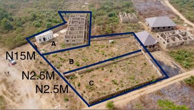 4.5 Plots with Uncompleted 4 Flats, Omi Adio, Ibadan, Oyo, Mixed-use Land for Sale