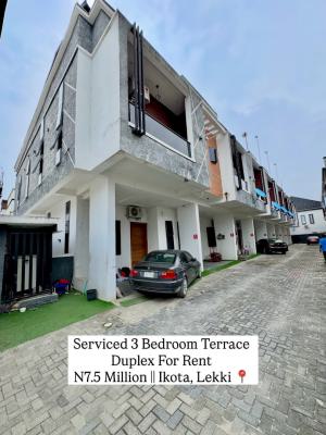 Beautiful Luxury 3 Bedroom Terrace Duplex, Ikota, Lekki, Lagos, Terraced Duplex for Rent