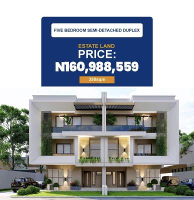 Estate Plot Size 250sqm for a 4 Bedroom Terrace Duplex, Off Family Worship, Wuye, Abuja, Residential Land for Sale