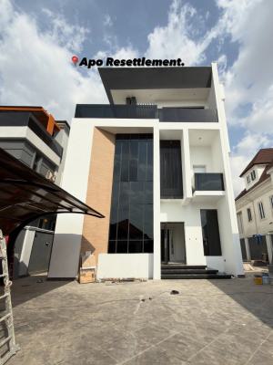 Luxury 5 Bedroom Fully Detached Duplex with Bq, Pool, Gazebo, Elevator, Apo Resettlement, Apo, Abuja, Detached Duplex for Sale