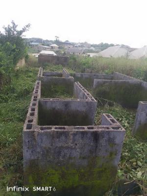 a Genuine Half Plot with Foundation, Emuren , Remo, Km 46, Ogun, Land for Sale