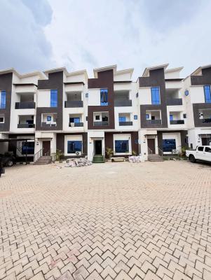 Newly Built and Spacious 4 Bedroom Terrace Duplex with Bq, Jahi, Abuja, Terraced Duplex for Rent