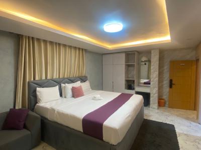 Fully Furnished Miniflat, Obafemi Anibaba Street, Lekki Phase 1, Lekki, Lagos, Mini Flat (room and Parlour) for Rent