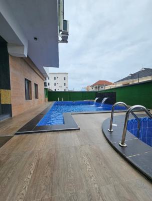 Serviced 2 Bedroom En-suite Flat with Fitted Kitchen, Cooker, Heat Ext, Ikate, Lekki, Lagos, Flat / Apartment for Rent