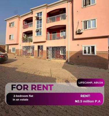 Newly Built 2 Bedroom Apartment, Life Camp, Abuja, House for Rent