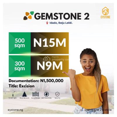 500sqm Land at Gemstone 2 Idado Eleko, Idado Eleko, Ibeju Lekki, Lagos, Nigeria, Idado, Lekki, Lagos, Residential Land for Sale