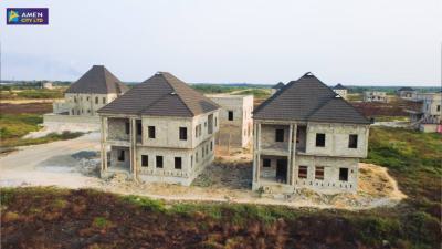 4 Bedroom Fully Ensuite Carcass Duplexes with Bq, Amen Estate Phase3, Lekki Airport,deep Seaport, Ibeju Lekki, Lagos, Detached Duplex for Sale