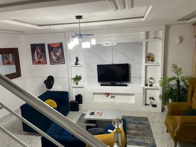 Luxury Funished 3 Bedroom Terrace Duplex 24 Hours Light, Lbs, Sangotedo, Ajah, Lagos, Terraced Duplex for Rent