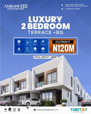 2 Bedrooms Terrace+ Bq, Atlantic Layout in Lekki Garden 4, Olokonla, Ajah, Lagos, Terraced Bungalow for Sale