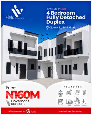 4 Bedrooms Fully Detached Duplex, Along Lagos Business School, Olokonla, Ajah, Lagos, Detached Duplex for Sale