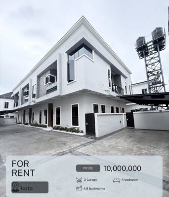 Beautiful Luxury 4 Bedroom Semi Detached Duplex with Bq, Ikota, Lekki, Lagos, Semi-detached Duplex for Rent