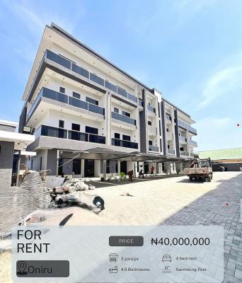 Beautiful Luxury 4 Bedroom Terrace Duplex with Bq, Oniru, Victoria Island (vi), Lagos, Terraced Duplex for Rent
