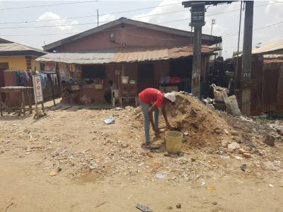 Half Plot of  Land Available for Closure, Taiwo Street, Oworonshoki, Shomolu, Lagos, Detached Bungalow for Sale