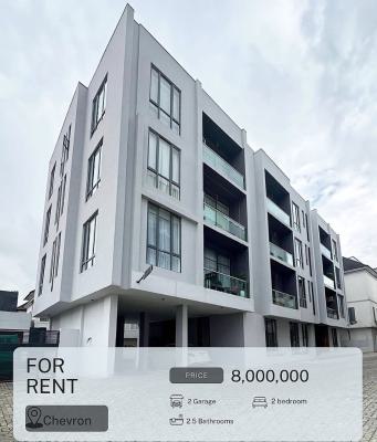 Beautiful Luxury 2 Bedroom Apartment, Chevron Drive, Lekki, Lagos, House for Rent