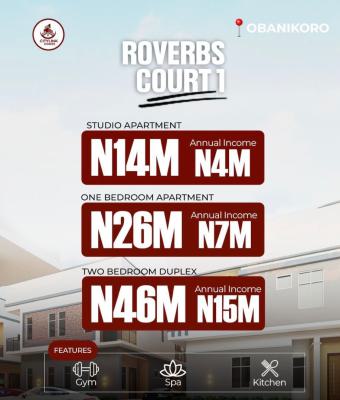 Roverbs Court Affordable Long Lease Apartments, Prime Income Generating Location, Obanikoro, Shomolu, Lagos, Self Contain (single Rooms) for Sale