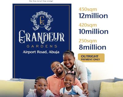 Grandeur Gardens, Airport Road, Lugbe, Abuja, Airport Road, Lugbe District, Abuja, Residential Land for Sale