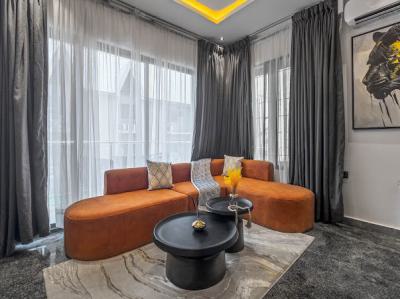 Luxury 1 Bedroom Apartment with Housekeeping and Snooker, Inbuilt Speakers and Massive Balcony, Lekki Phase 1, Lekki, Lagos, Flat / Apartment Short Let