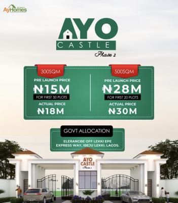 Exquisite Plots of Land Available, Elerangbe, Off Lekki-epe Expressway, Ibeju Lekki, Lagos, Ibeju Lekki, Lagos, Residential Land for Sale