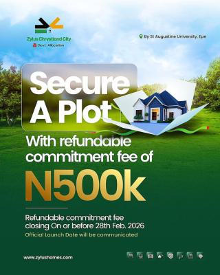 Land, Zylus Chrystland City By St. Augustine University, Epe, Lagos, Residential Land for Sale