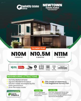 Newtown Estate Awka -- Buy Today, Profit Tomorrow, Ndiukwuenu, Amansea–ufuma Road, Awka, Anambra State, Amansea, Awka, Anambra, Land for Sale