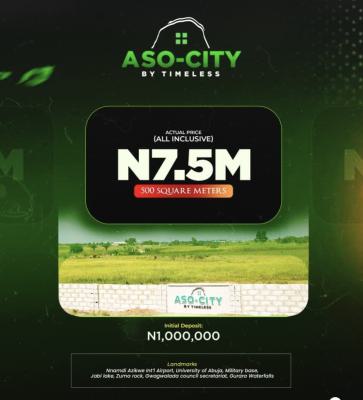 Affordable and Verified Dry Land, Aso City Estate C of O Located 10mins Drive From University of Abuja, Gwagwalada, Abuja, Mixed-use Land for Sale