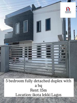 5 Bedroom Fully Detached Duplex with a Bq, Ikota, Lekki, Lagos, Detached Duplex for Rent