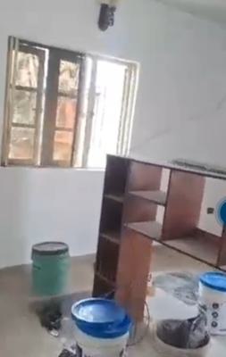 3 Bedroom Flat with 2 Rooms Ensuite . Upstairs. All Tiled with Balcony, Medina, Gbagada, Lagos, Flat / Apartment for Rent