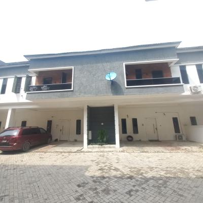 Affordable 4 Bedroom Terrace Duplex with Bq, Chevron Toll Gate, Orchid Road, Lekki, Lagos, Terraced Duplex for Sale