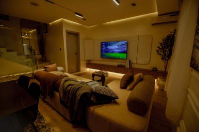 Newly Launched Two Bedroom Automated Alexa Smart Maisonette, Freedom Way The Rock Apartments, 3 Olu-babajide Close, Lekki Phase 1, Lekki, Lagos, Flat / Apartment Short Let