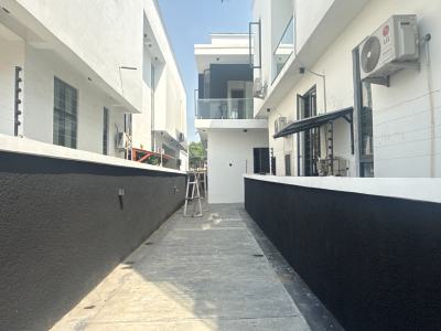 Newly Built 4-bedroom Semi-detached House with Self Compound, Chevron, Lekki, Lagos, Semi-detached Duplex for Rent