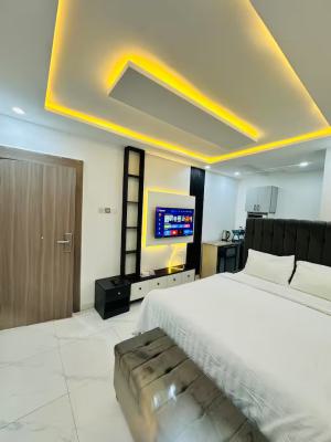 Ngz Lvn Studio (sa7), Dele Adedeji Street, Lekki Phase 1, Lekki, Lagos, Flat / Apartment Short Let