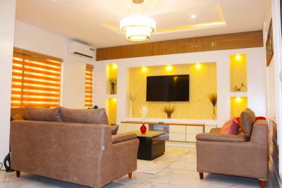 Brand New One Bedroom Deluxe Apartment with 2 Living Rooms, Olujobi Street, Gbagada Estate, Off Corona School, Gbagada Phase 1, Gbagada Phase 1, Gbagada, Lagos, Mini Flat (room and Parlour) Short Let