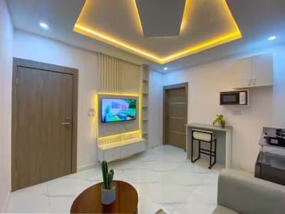 Ngz Lvn 1bed & Parlour(b4), Dele Adedeji Street, Lekki Phase 1, Lekki, Lagos, Flat / Apartment Short Let