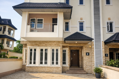 Fully Serviced 4 Bedroom Terraced Duplex with Bq, Ikeja Gra, Ikeja, Lagos, Terraced Duplex for Rent