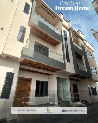 1 Bedroom Luxury  Apartment, Agungi, Lekki, Lagos, Flat / Apartment for Rent