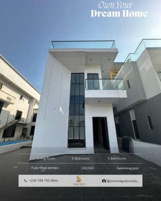 Designed 5 Bedroom Detached Duplex, Orchid Road, Lekki, Lagos, Detached Duplex for Sale