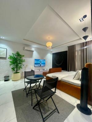 Charming and Spacious Studio Apartment with Orthopaedic Mattress &pool, Lekki, Lagos, Flat / Apartment Short Let